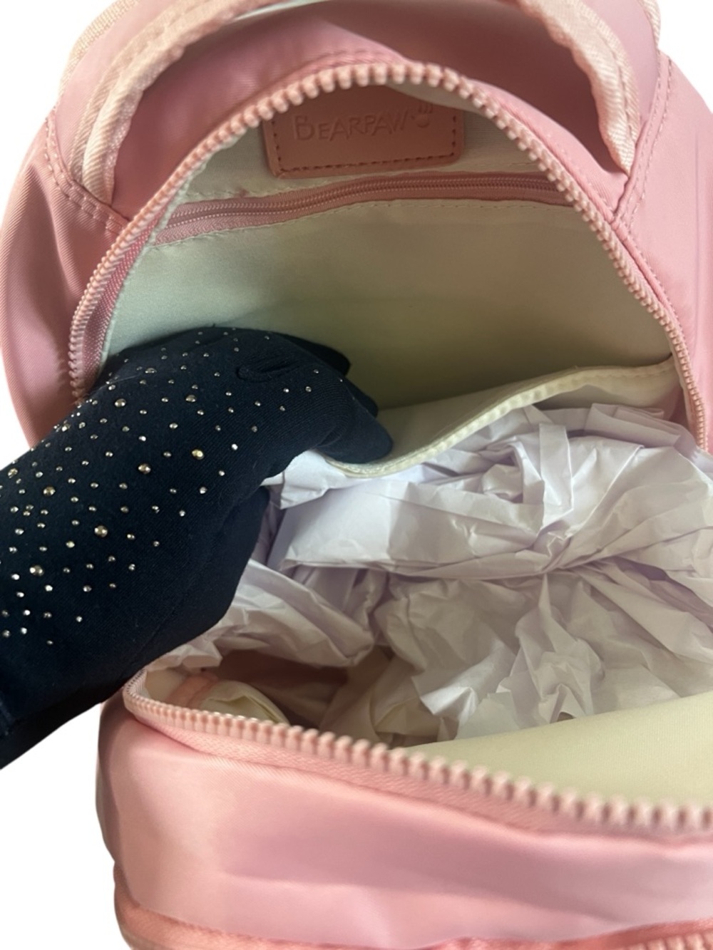 BearPaw Pink Bungee Backpack - Picture 11 of 16